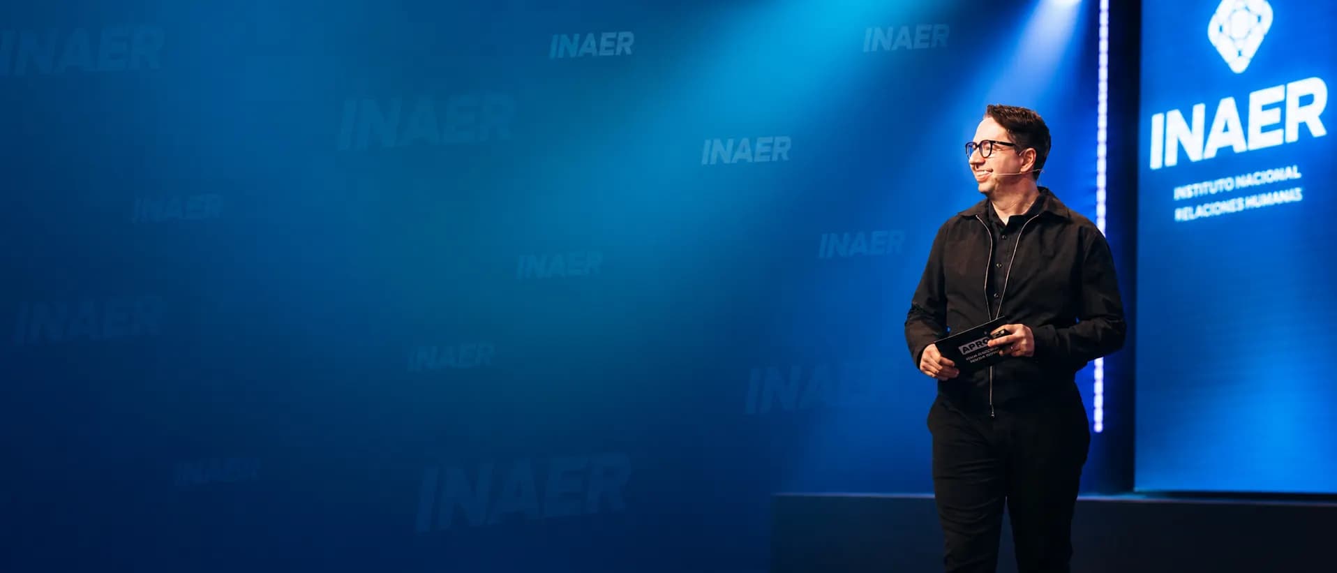 Eduardo Ronchetti em palestra do INAER